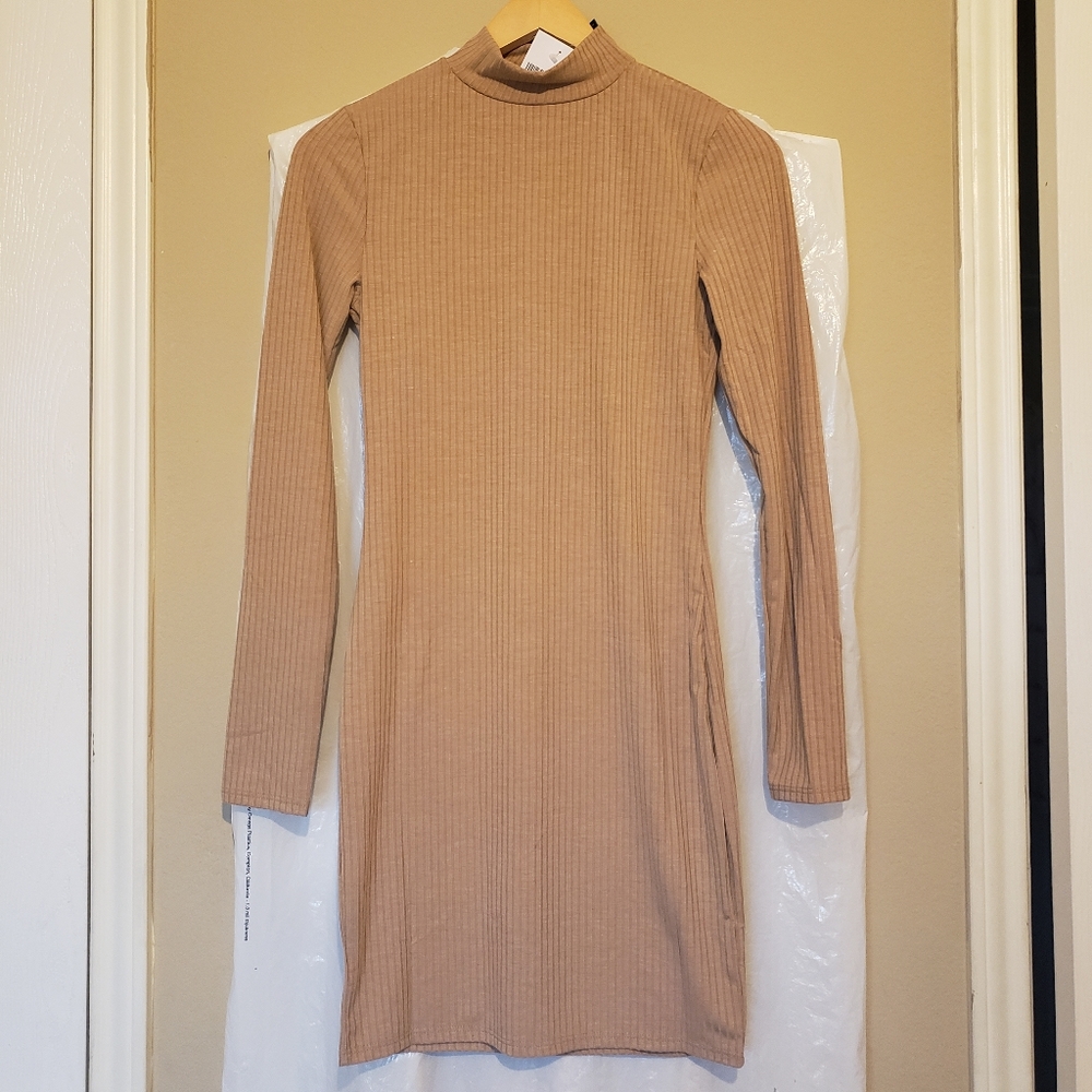 Tan comfy dress